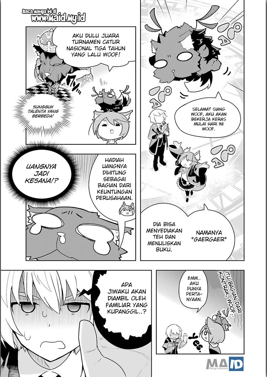 Wakamono no Kuro Mahou Hanare ga Shinkoku desu ga, Shuushoku shite Mitara Taiguu Iishi, Shachou mo Tsukaima mo Kawaikute Saikou desu Chapter 01 Gambar 26